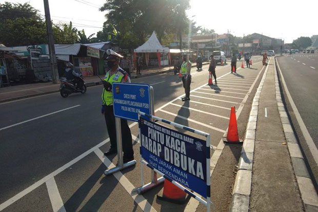Selama PSBB, Polisi...