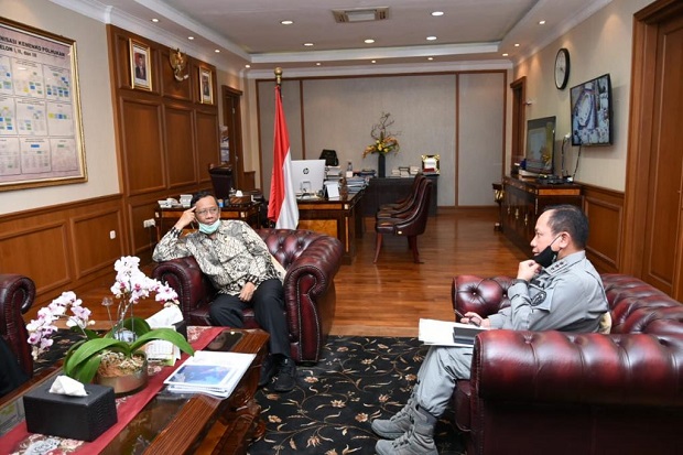 Temui Mahfud MD, Kepala...