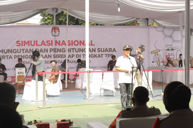 Terapkan 3M, KPU Depok...