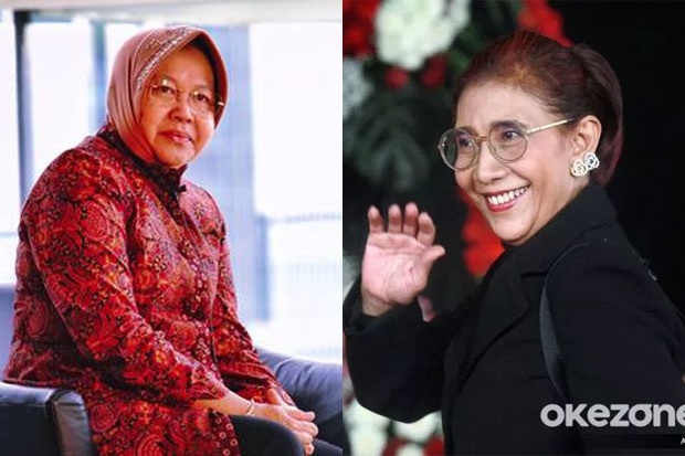 Risma dan Susi Pudjiastuti...