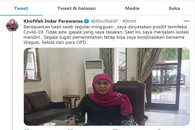 Dinyatakan Positif COVID-19,...