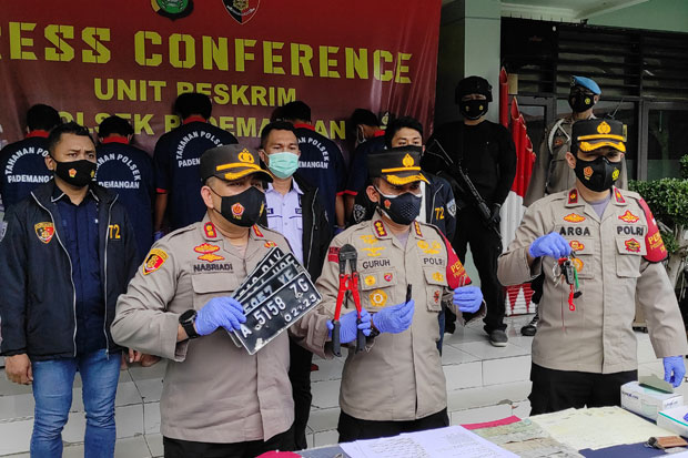 Terekam CCTV, Polisi...