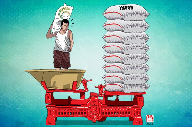 Impor Beras Diprotes,...