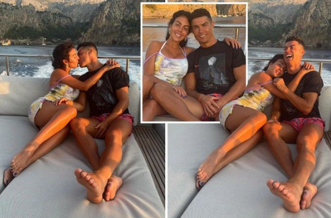 Ronaldo Menciumi Georgina...