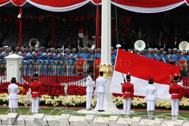 Lagu Indonesia Raya...