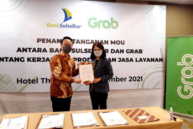 Bank Sulselbar dan Grab...