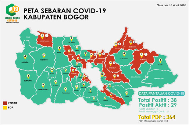 13 Kecamatan di Kabupaten...
