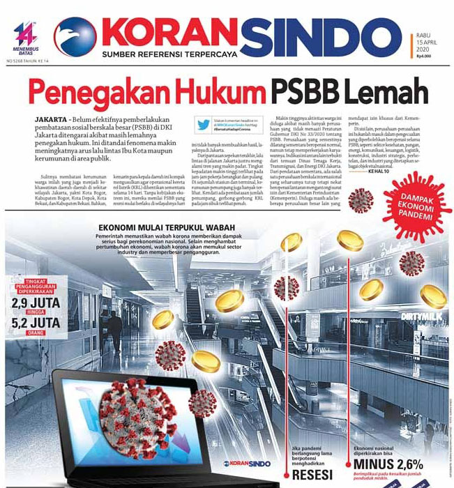 Penegakan Hukum PSBB...