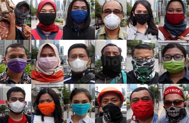 Ingat! Masker Kain Digunakan...