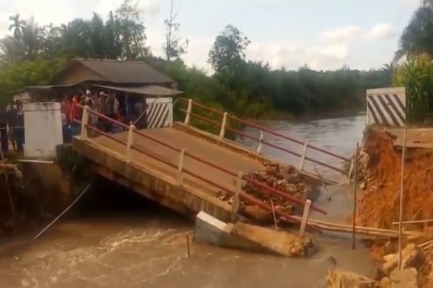 Jembatan di Bangka Selatan...