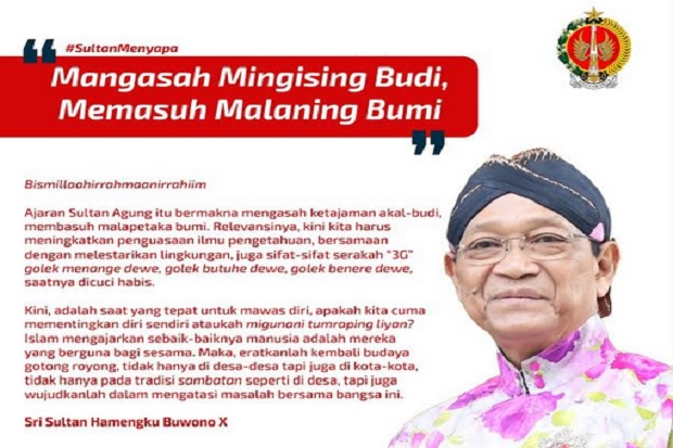 Sri Sultan HB X: Mangasah...