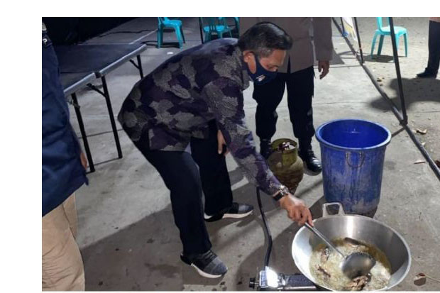Tinjau Lokasi Dapur...