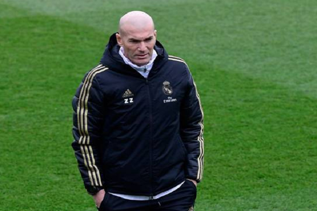 Posisi Zinedine Zidane...