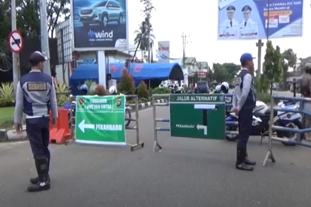 Terapkan PSBB, Polda...
