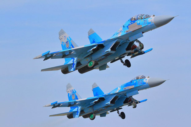Dua Jet Su-27 Rusia...