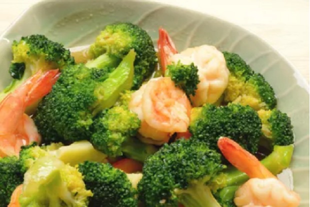 Tumis Brokoli Udang,...