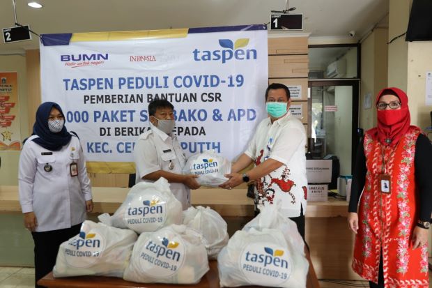 HUT ke-57, Taspen Salurkan...