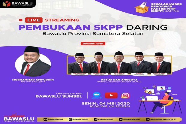 Bawaslu Sumsel Sekolahkan...