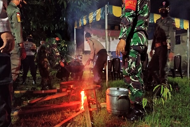 TNI-Polri di Lingga...