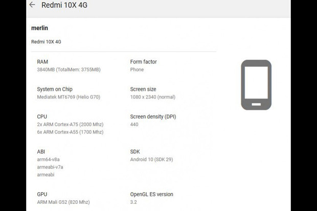 Redmi 10X Terdaftar...