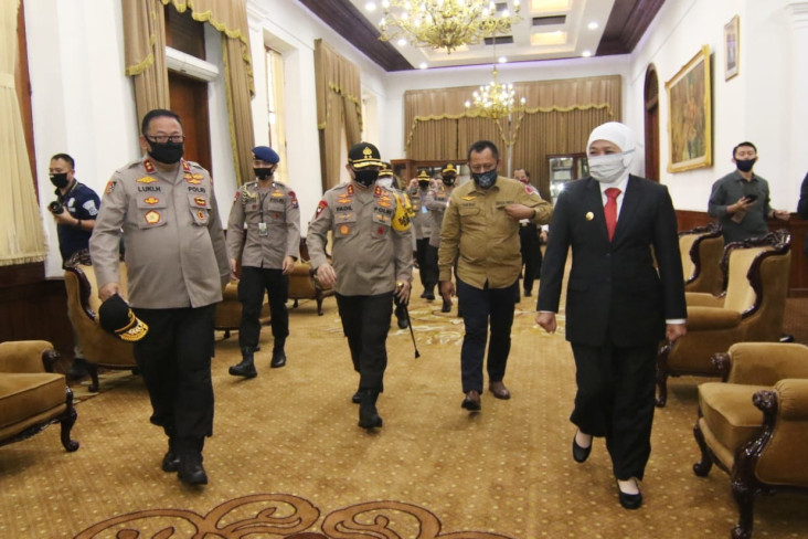 Sambut Kapolda Baru,...
