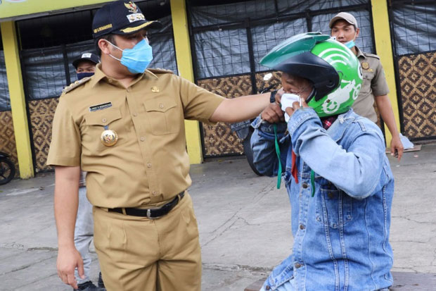 Tak Pakai Masker Didenda...
