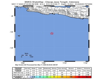 Gempa Bumi 4.4 SR Guncang...