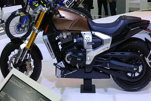 Motor Konsep TVS Zeppelin...
