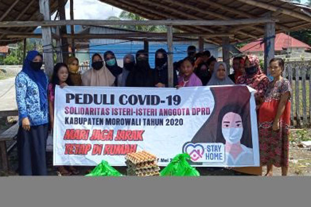 Peduli Covid-19, Istri...