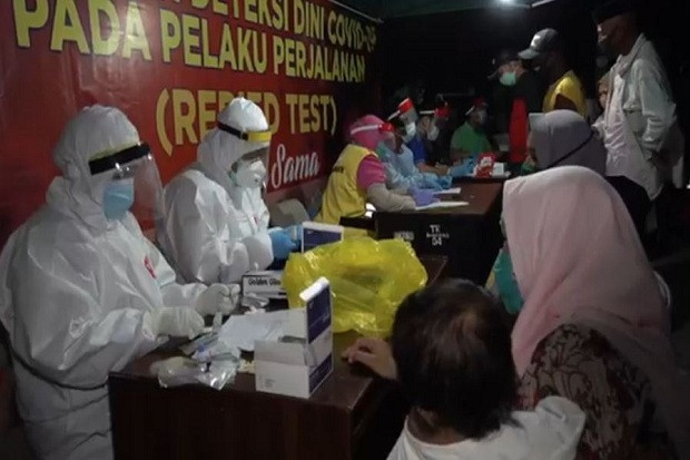 Ratusan Pemudik di Kendari...
