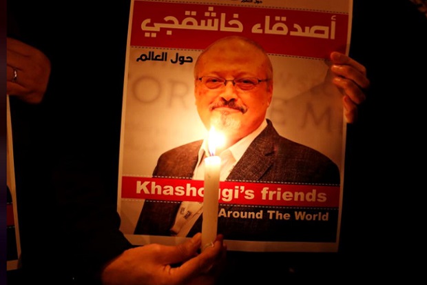 Keluarga Jurnalis Khashoggi...