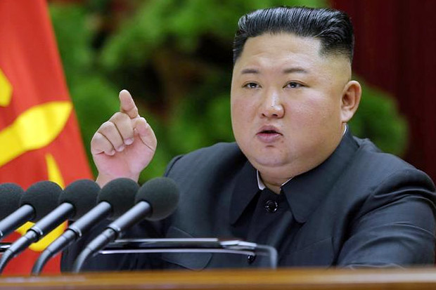 Kim Jong-un Pimpin Rapat...