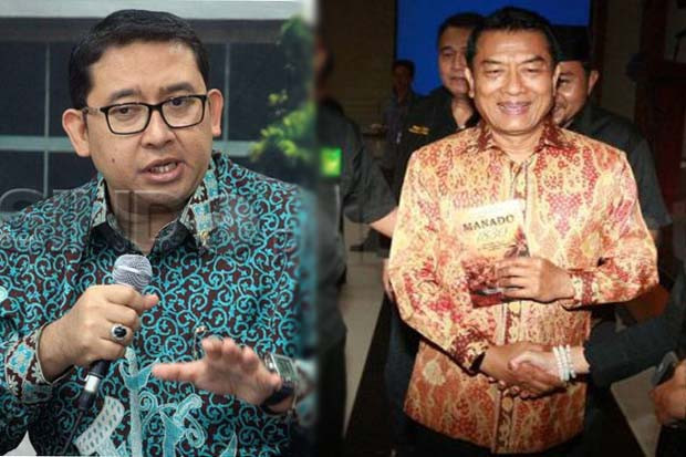 Moeldoko dan Fadli Zon...