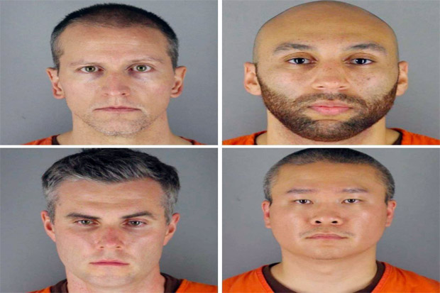 Tiga Polisi Minneapolis...