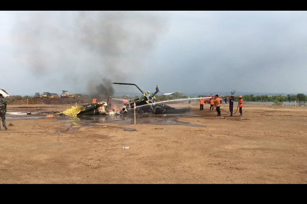 Lima Korban Heli Jatuh...