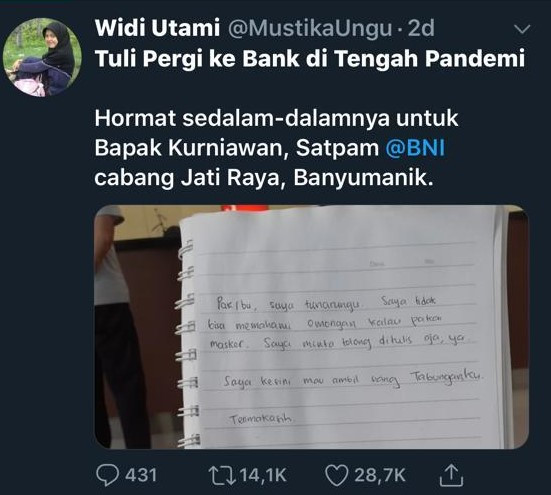 Kisah Nasabah Difabel...
