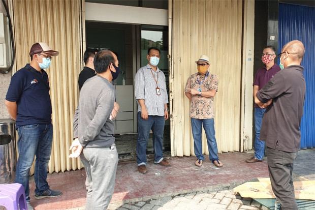 Kebakaran Kantor BRI...