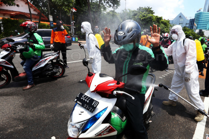 Perhimpunan Ojol Jatim...