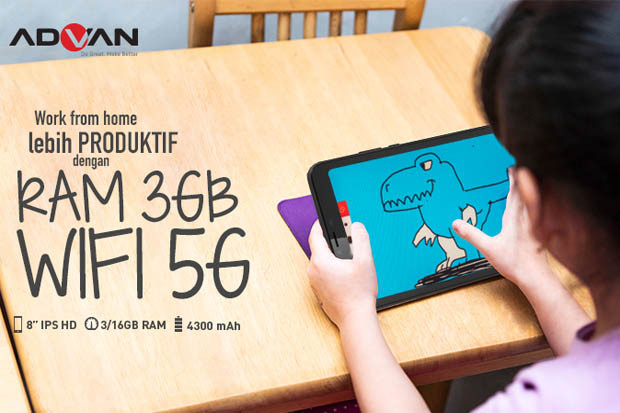 Advan TAB 8 Dukung Belajar...