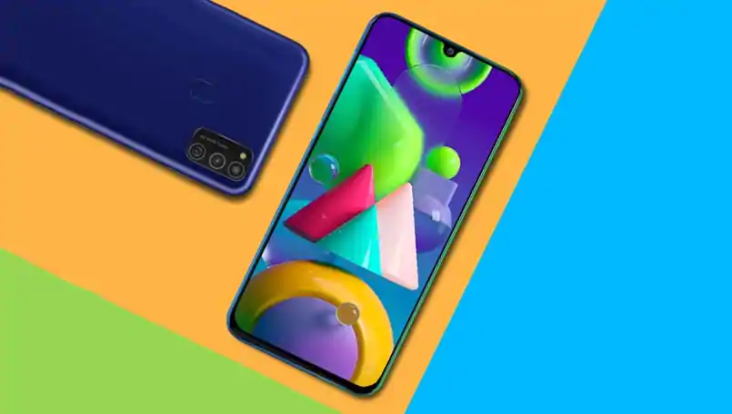Samsung Galaxy M21 dengan...