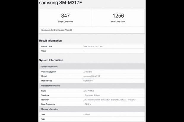 Samsung Galaxy M31s...