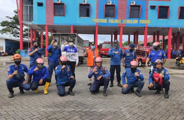 Yusran Lepas Tim Rescue...