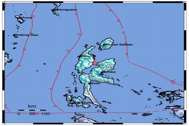 Gempa Bumi Bermagnitudo...