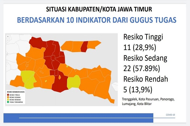 11 Daerah di Jawa Timur...
