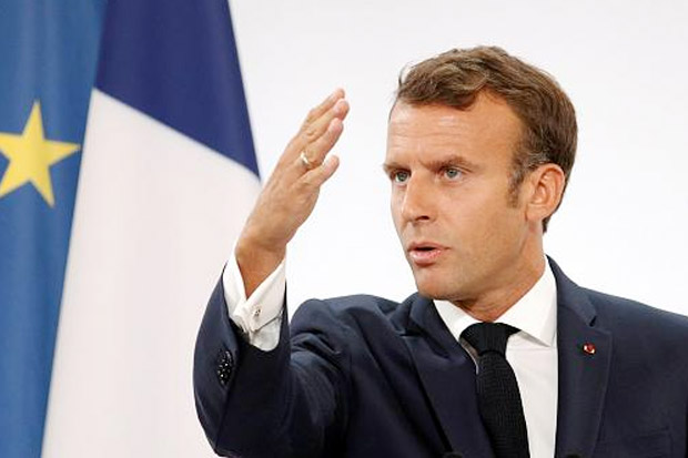 Intevensi Libya, Macron...