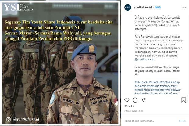 Jenazah Serma Rama Diperkirakan...
