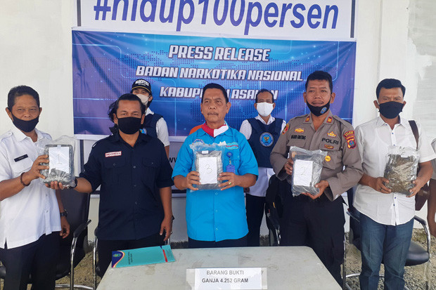 BNN Asahan Amankan 4,3...