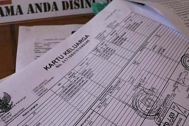 KK, Akta Nikah dan Kelahiran...
