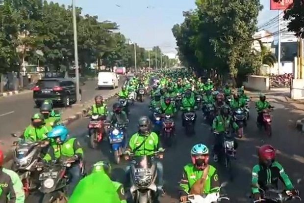 Ribuan Ojol Bandung...