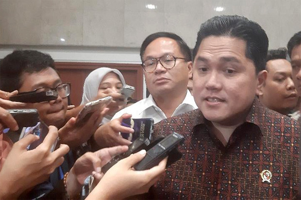 Di Depan DPR, Erick...